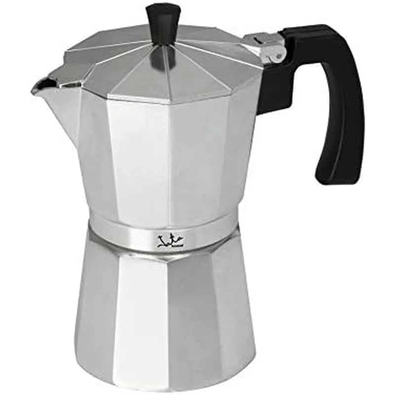 Caffettiera Italiana JATA CCA6 * Argento 6 Tazze Alluminio
