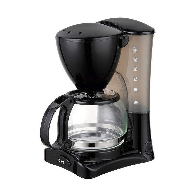 Macchina per caffè americano EDM 07653 Nero 550 W 6 Tazze 0,6 L