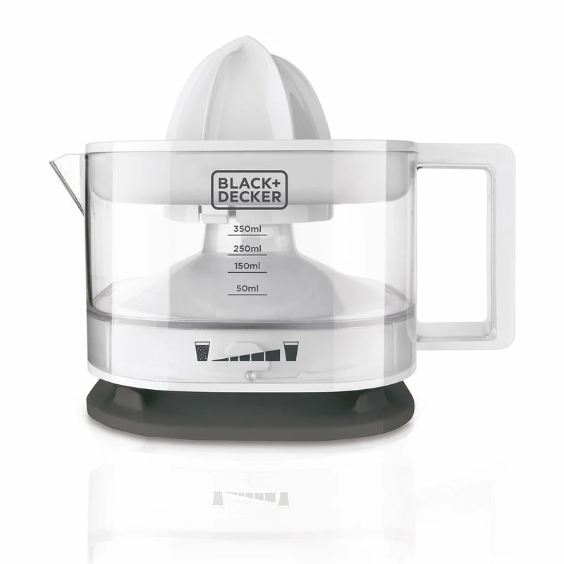 Spremiagrumi elettrico Black & Decker BXCJ25E Bianco 25 W (350 ml)