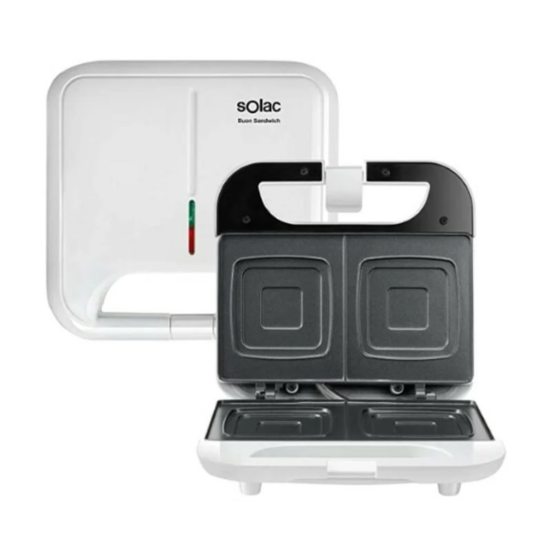 Tostapane antiaderente Solac SD5053 Bianco 750 W