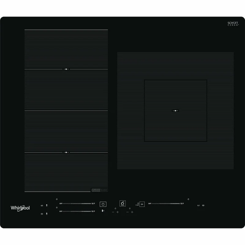 Piastra di cottura a induzione Whirlpool Corporation WFS9560NE 5700 W 59 cm