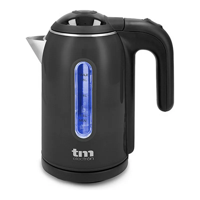 Bollitore Elettrico con Luce LED TM Electron Acciaio Inox Grafite