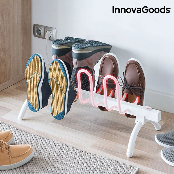 Stendino elettrico per scarpe InnovaGoods 80W bianco