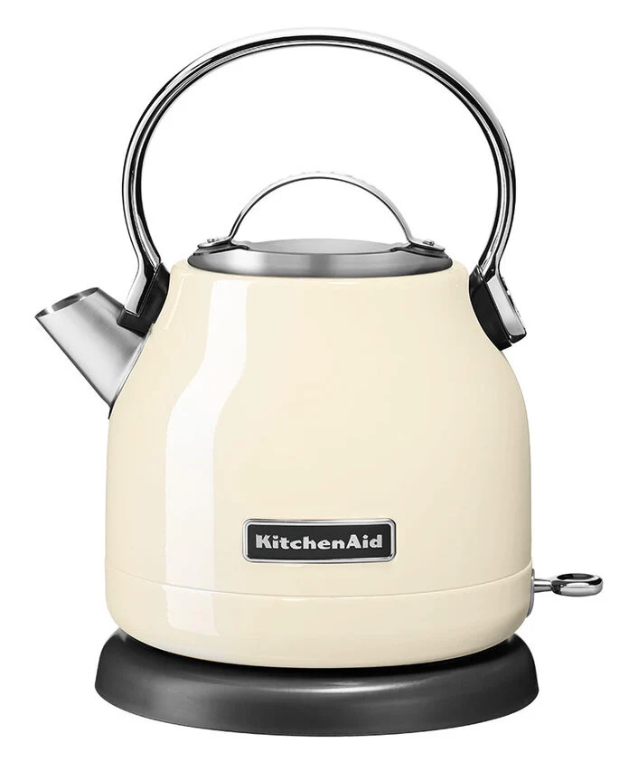 KitchenAid 5KEK1222EAC bollitore elettrico 1,25 L 2200 W Nero, Crema, Acciaio inox