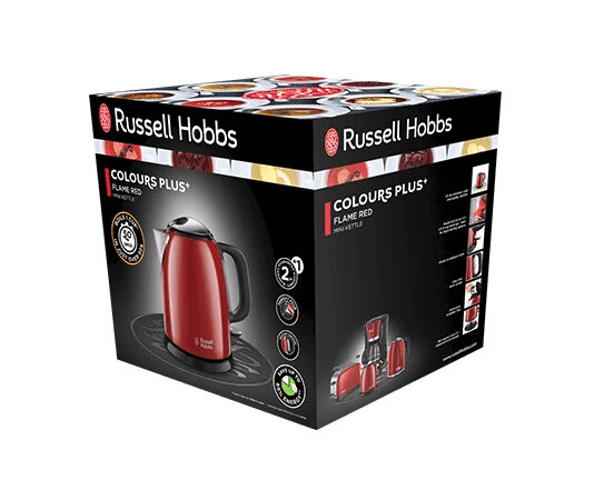 Russell Hobbs 24992-70 bollitore elettrico 1 L 2400 W Nero, Rosso